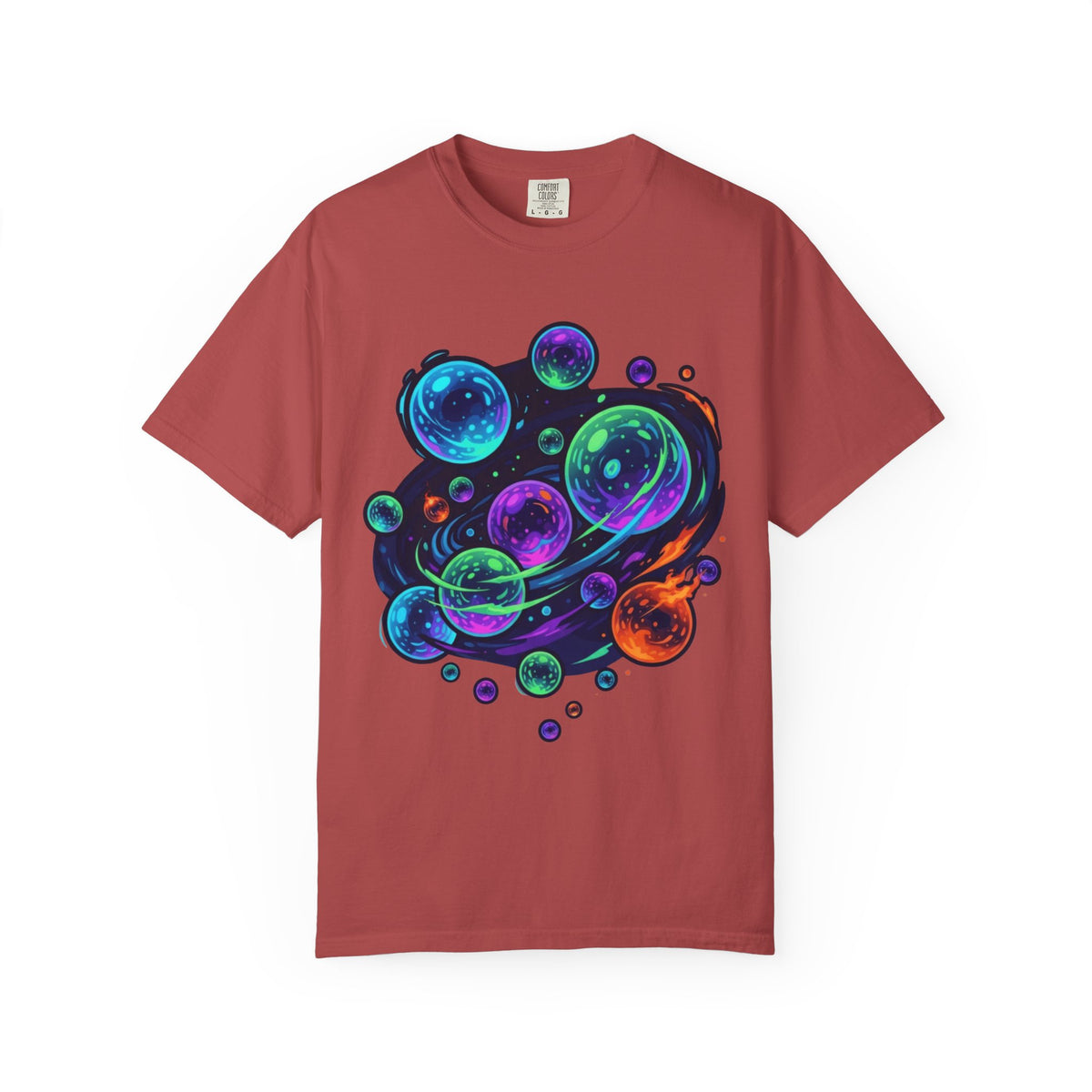 Color: Crimson | MinMin Lights (Australian Folklore) Unisex Garment-Dyed Tee