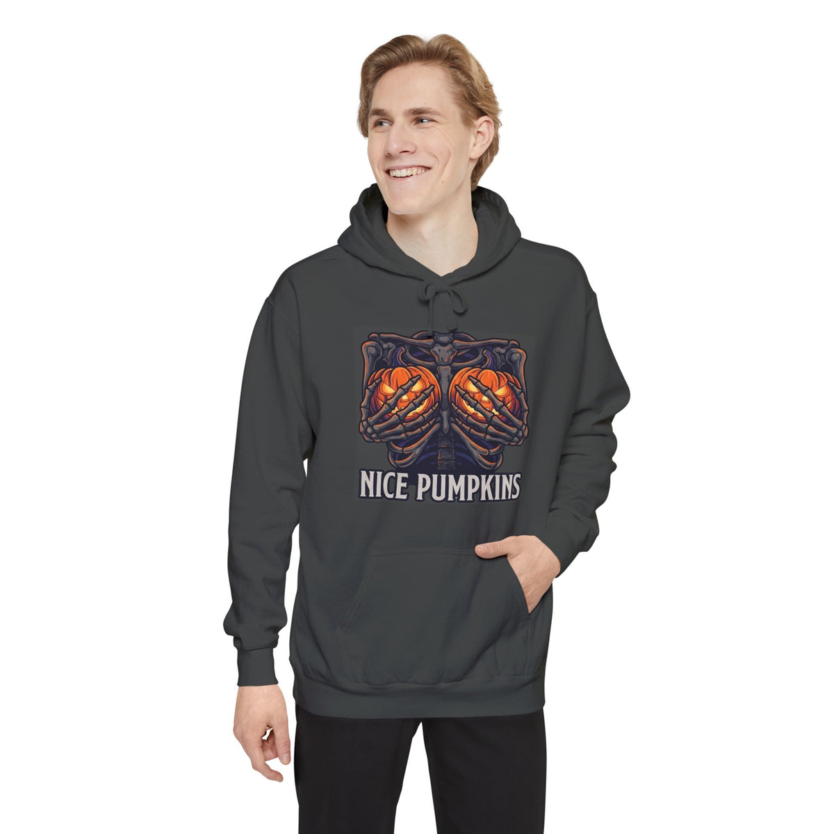 "Nice Pumpkins" Garment-Dyed Hoodie
