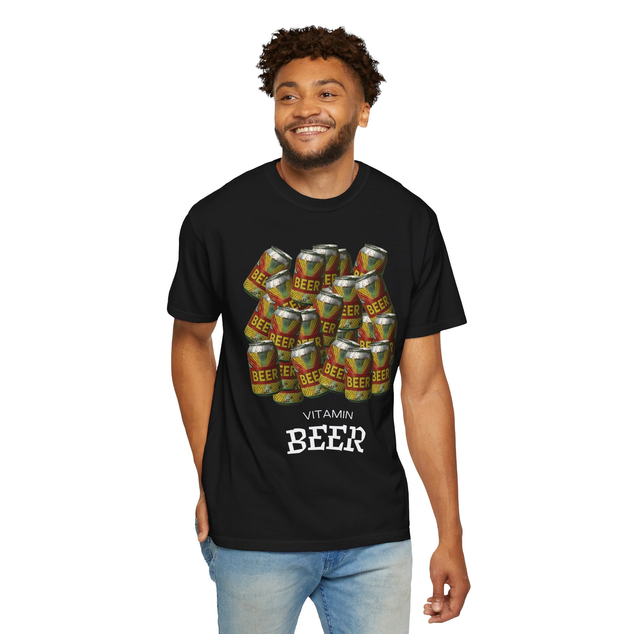 "Vitamin Beer 5" Unisex Garment-Dyed T-shirt