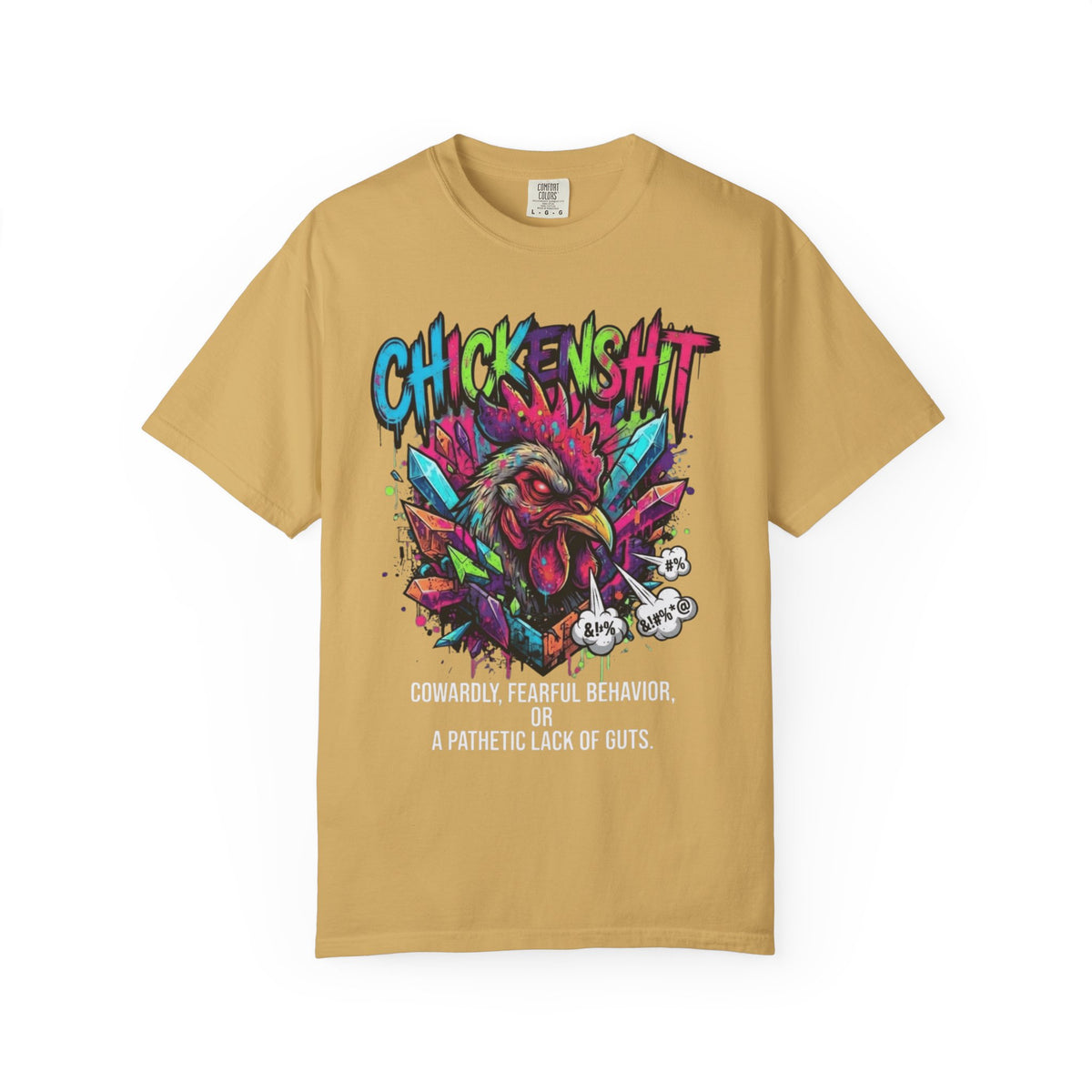 Color: Mustard | Chickenshit Unisex Garment-Dyed Tee