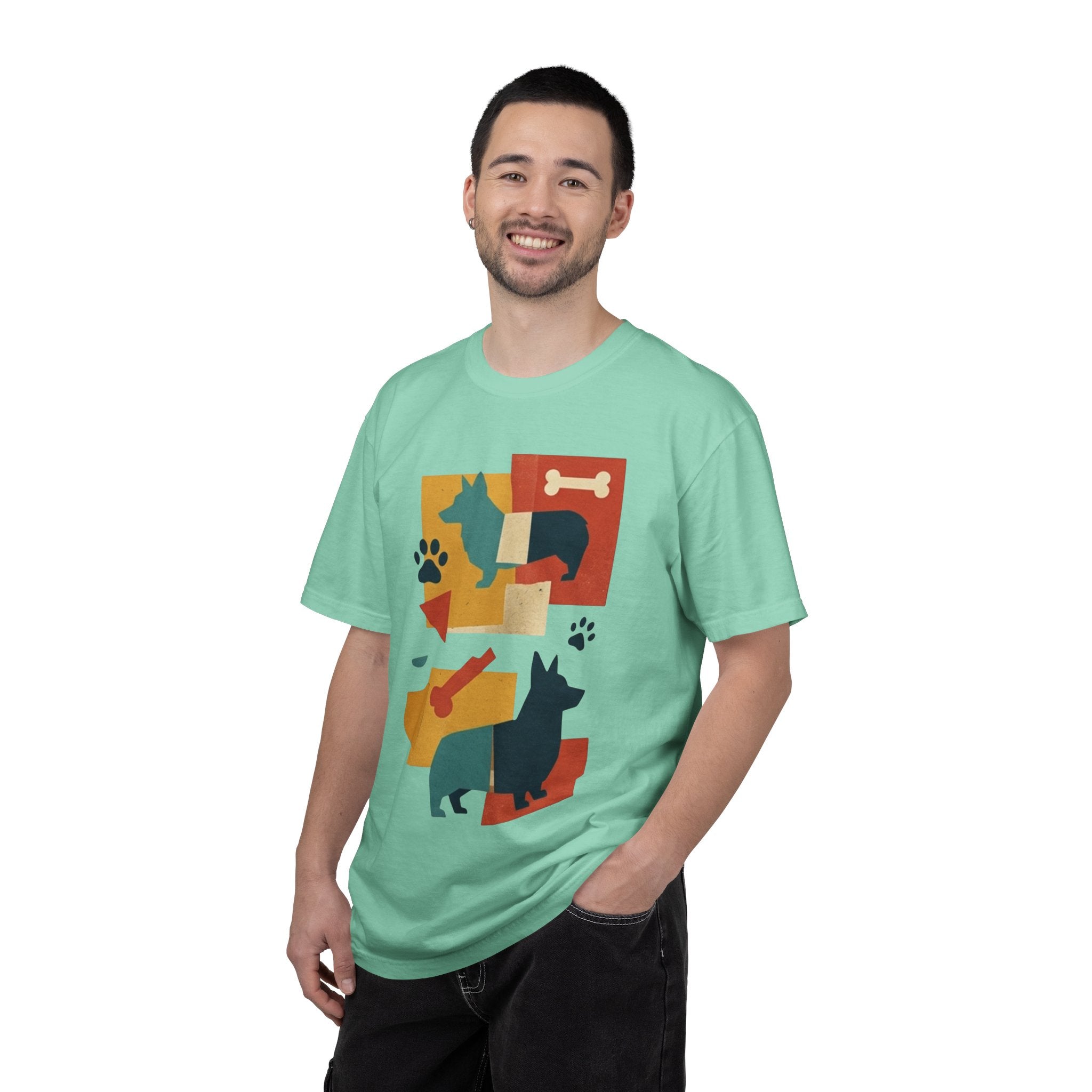 "Dogs and Bones" Unisex Garment-Dyed Tee