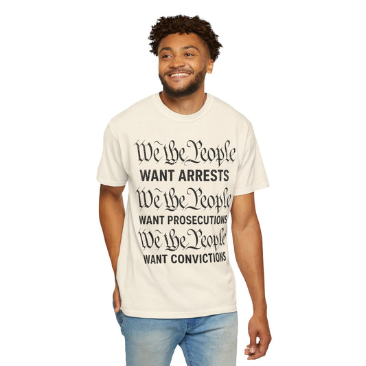 "We the People" Unisex Garment-Dyed Tee