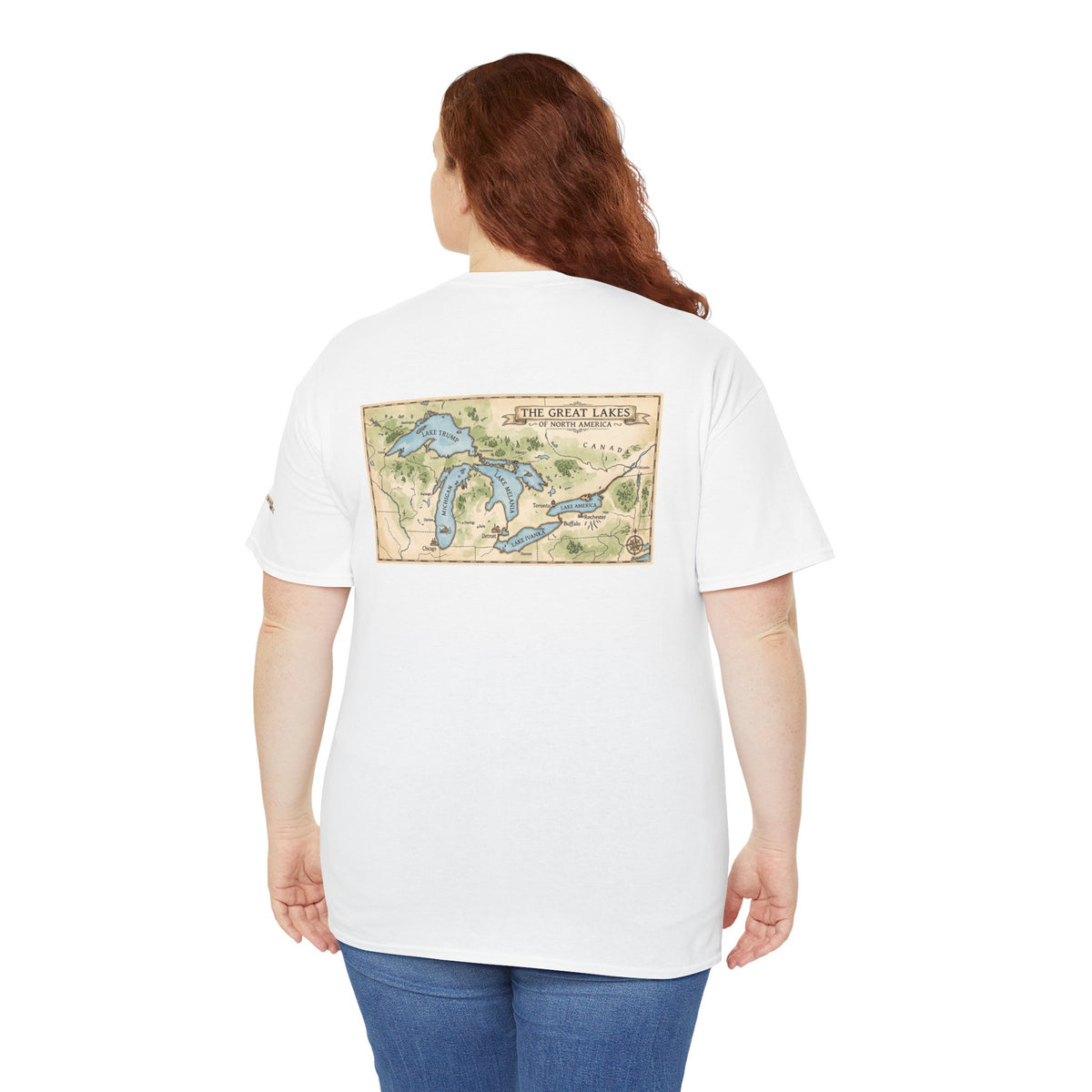 Color: White | 51st State Great Lakes Premium Graphic Tee
