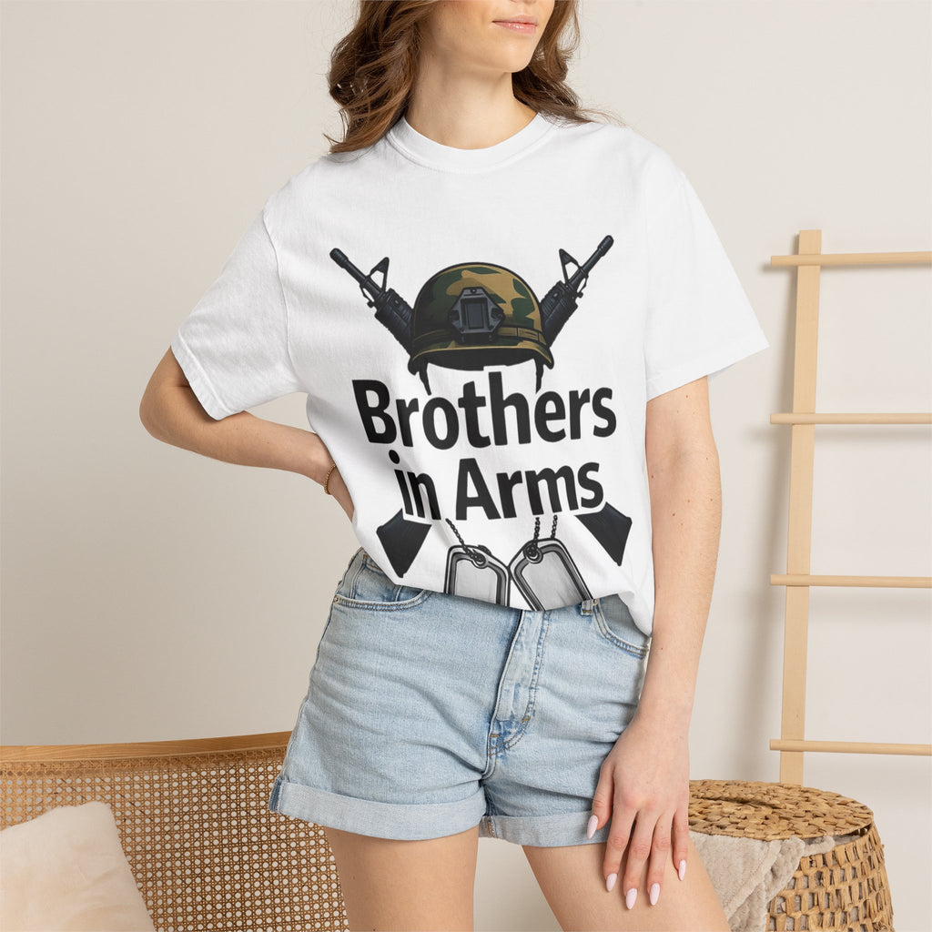 "Brothers in Arms" Unisex Garment-Dyed T-shirt