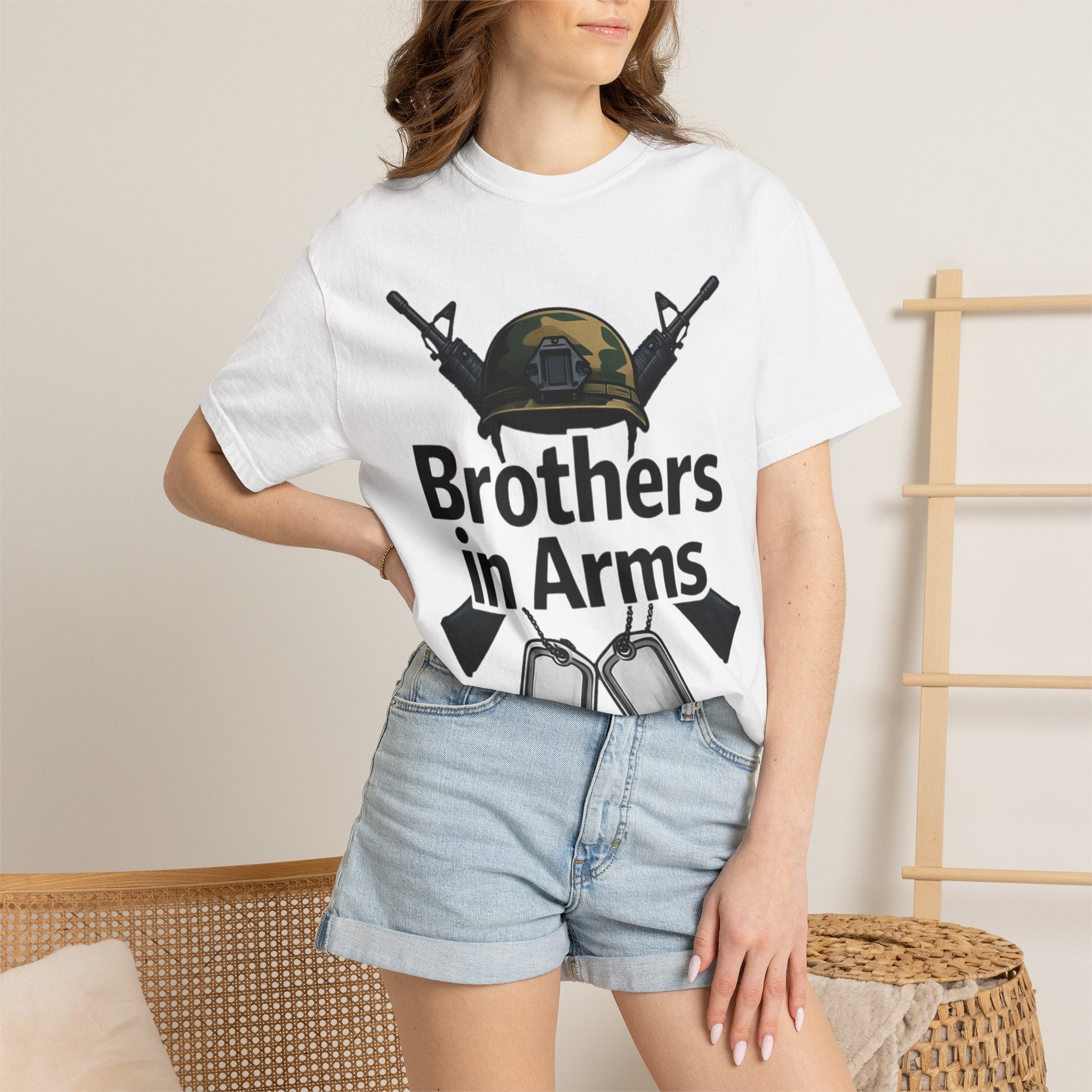 "Brothers in Arms" Unisex Garment-Dyed T-shirt