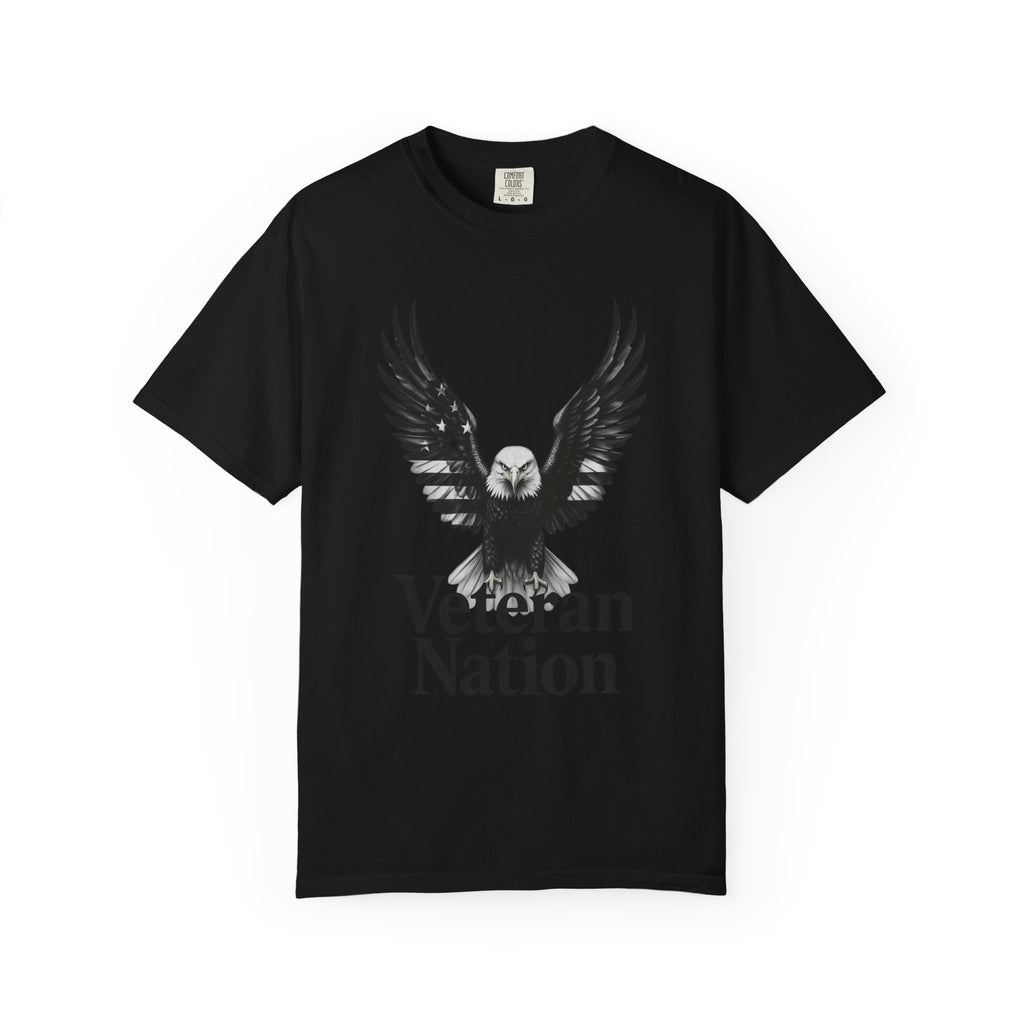 "Veteran Nation" Unisex Garment-Dyed T-shirt
