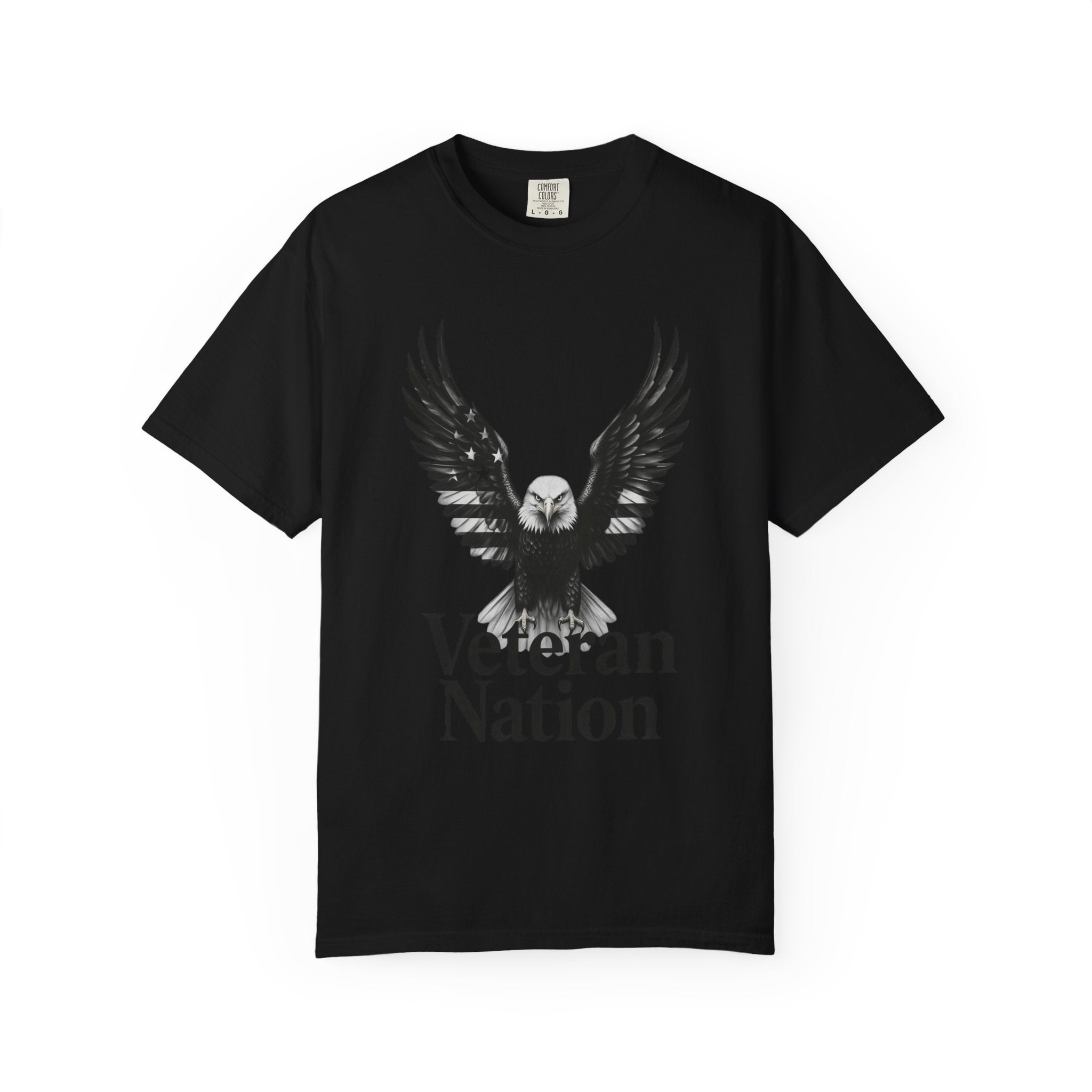 "Veteran Nation" Unisex Garment-Dyed T-shirt