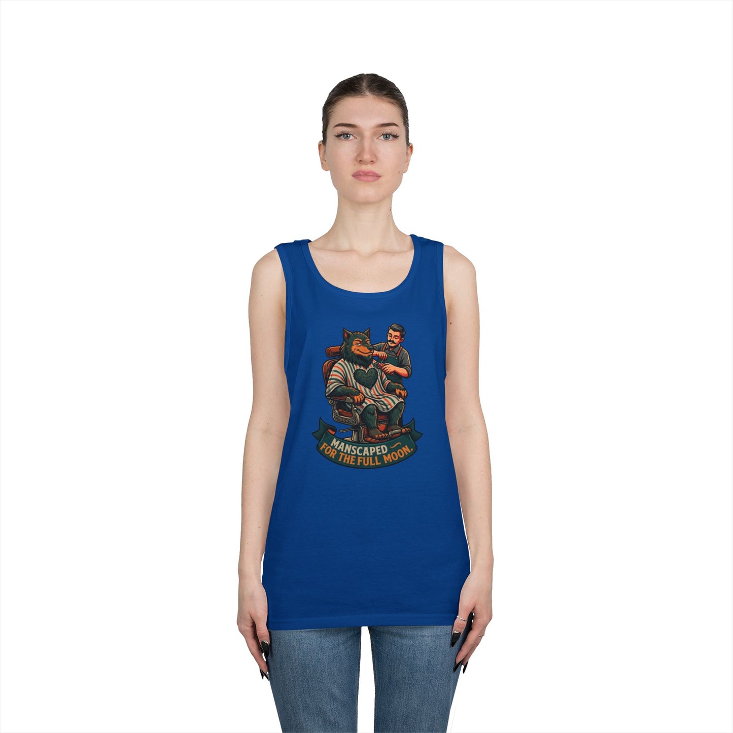 "Manscaped for the Full Moon" Tank Top