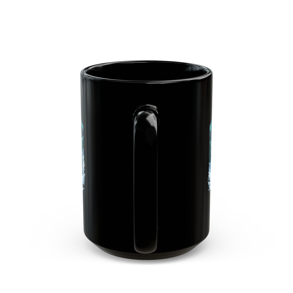 "Alioat (Siberian Folklore)" Black Ceramic Mug