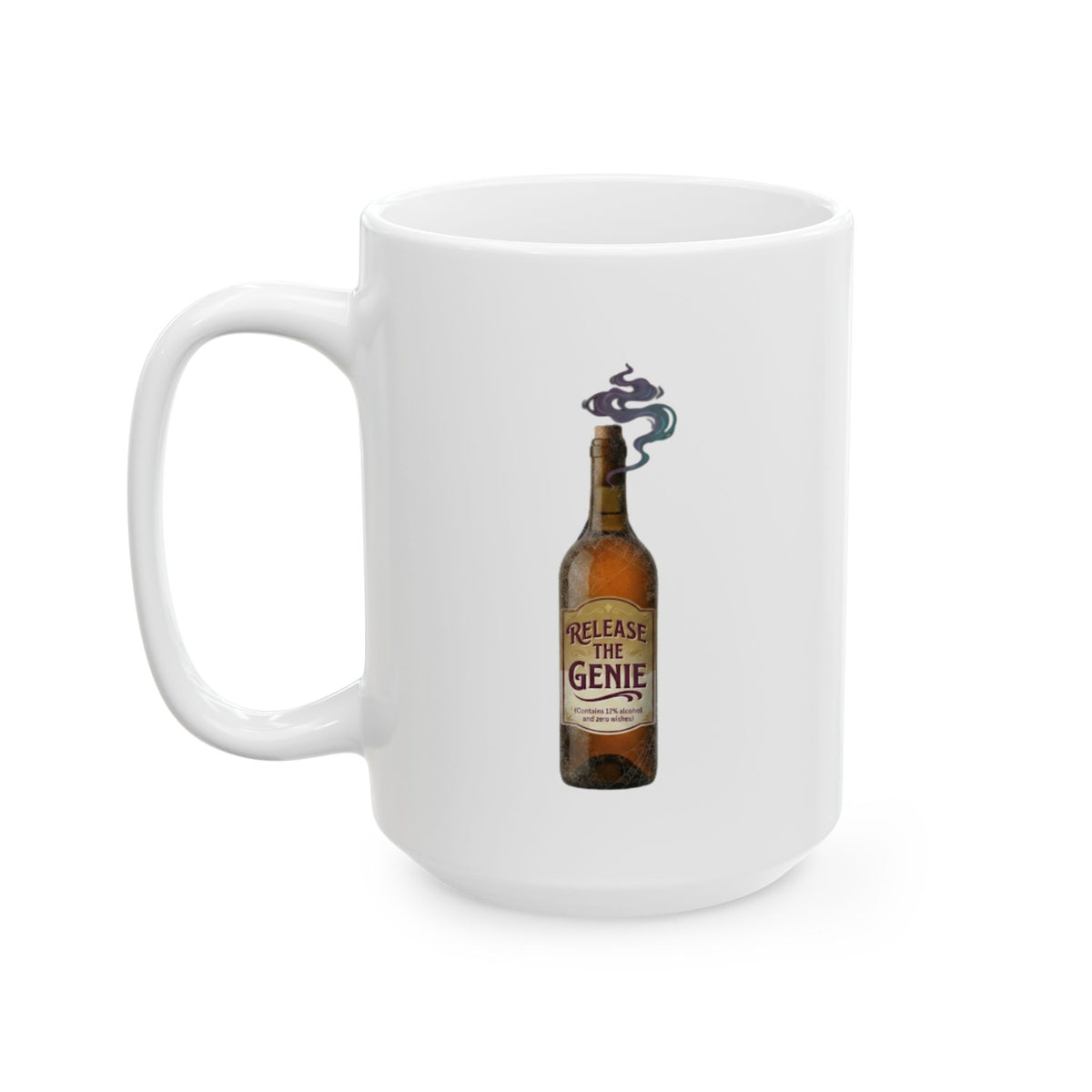 "Release the Genie" White Ceramic Mug