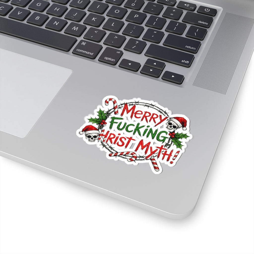 The Christ Myth Files | Kiss-Cut Sticker — AttitudeShirts