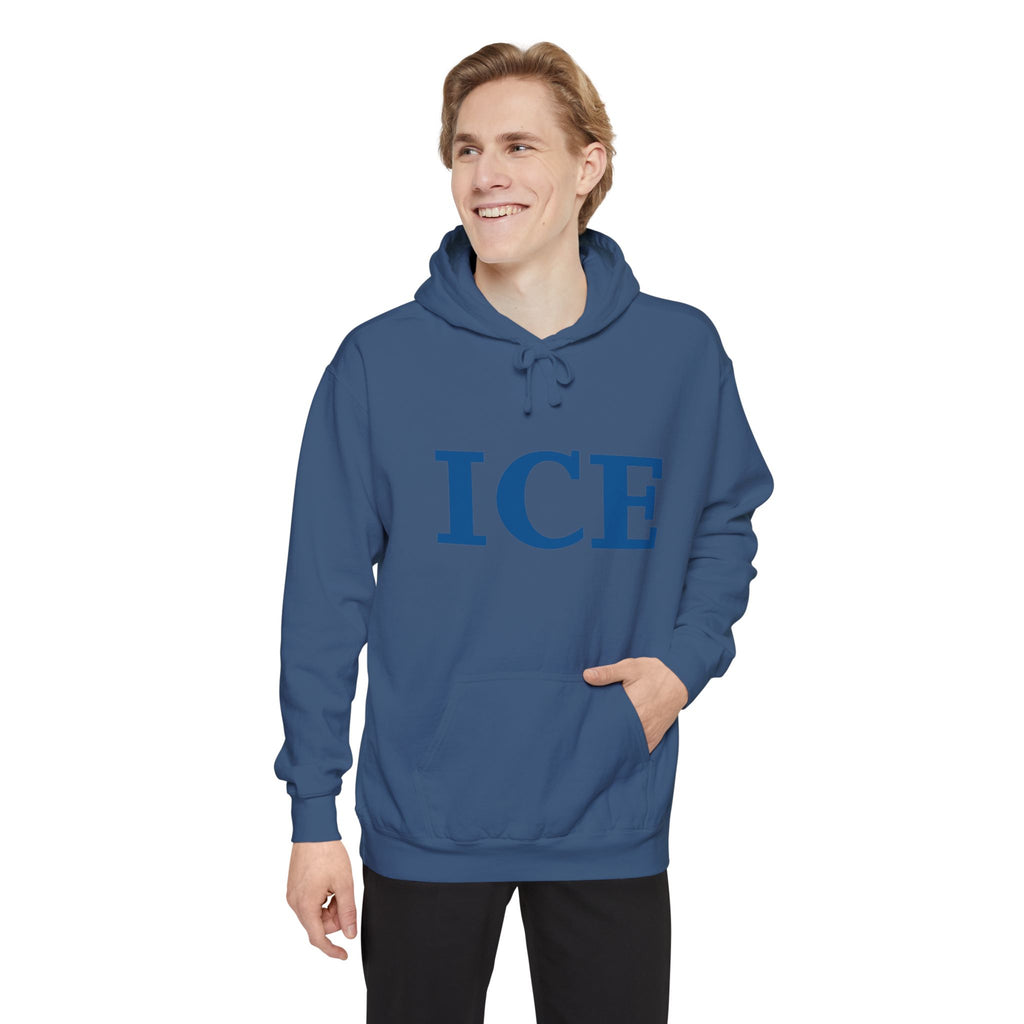 Cold As ICE | Garment-Dyed Hoodie — AttitudeShirts