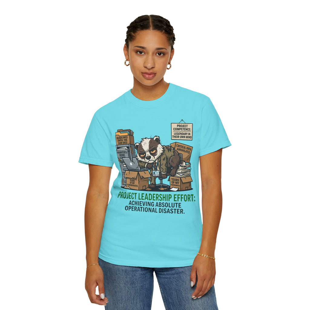 "Project Leader" Unisex Garment-Dyed Tee