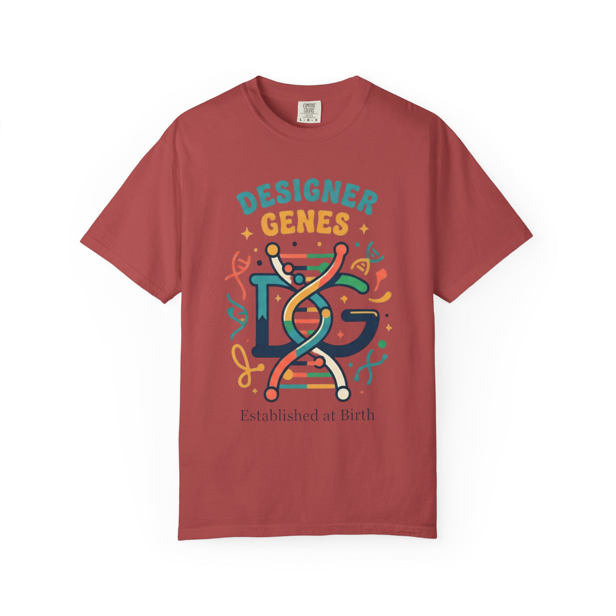 Color: Crimson | Designer Genes Unisex Garment-Dyed Tee