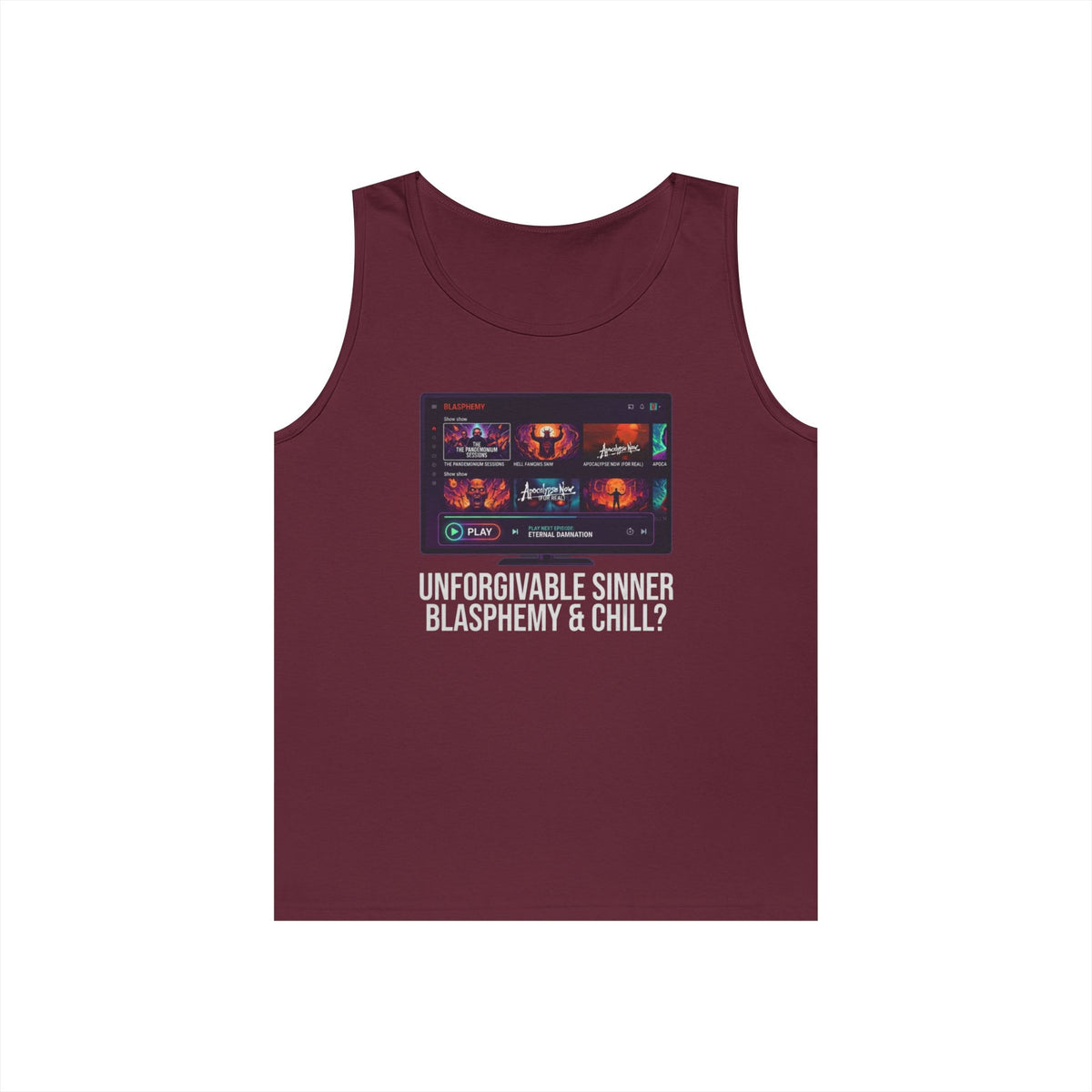 "Good Book Series Blasphemy & Chill" Tank Top