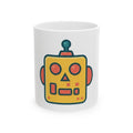 "Toy Robot" White Ceramic Mug — Graphic