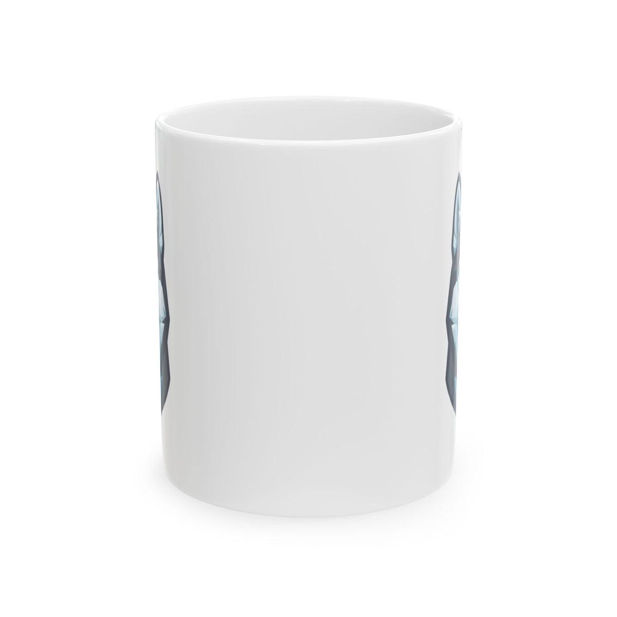 "Siberian Husky Loyal & Free" White Ceramic Mug — Graphic