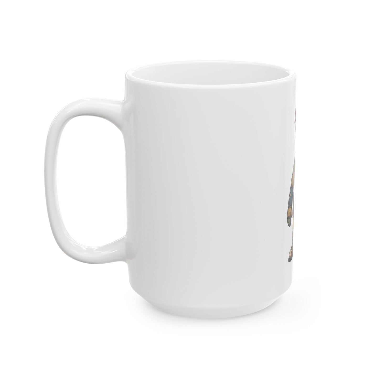 "Stitch" White Ceramic Mug