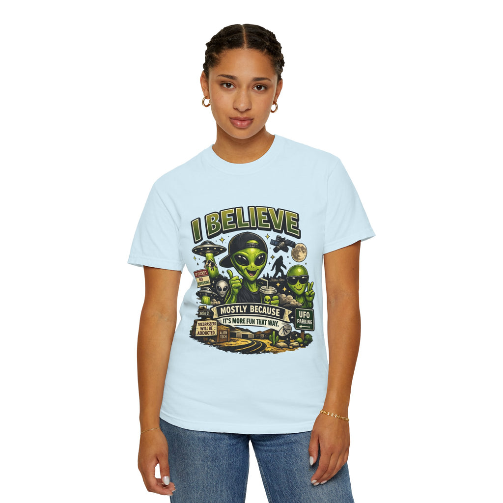 "I Believe" Unisex Garment-Dyed Tee