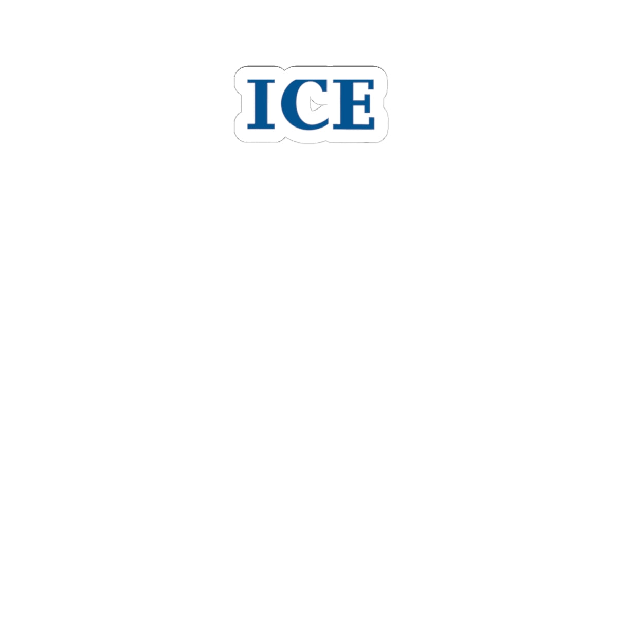 Cold As ICE | Kiss-Cut Sticker — AttitudeShirts