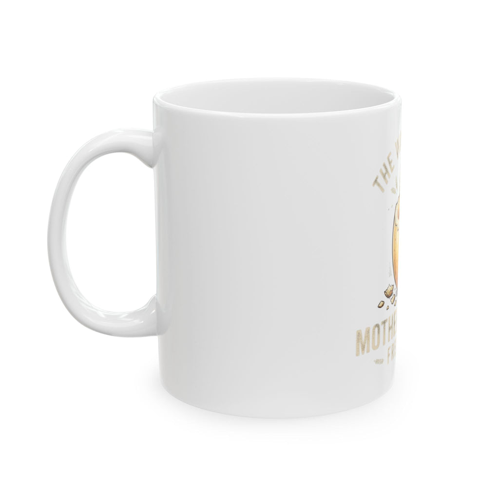 "The Wait is Over" White Ceramic Mug