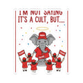 Red Hat Intervention Shirt | Kiss-Cut Sticker — AttitudeShirts