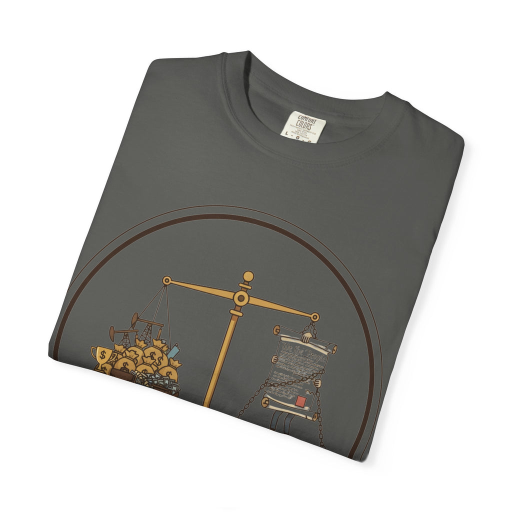 "The Economic Balance" Unisex Garment-Dyed T-shirt