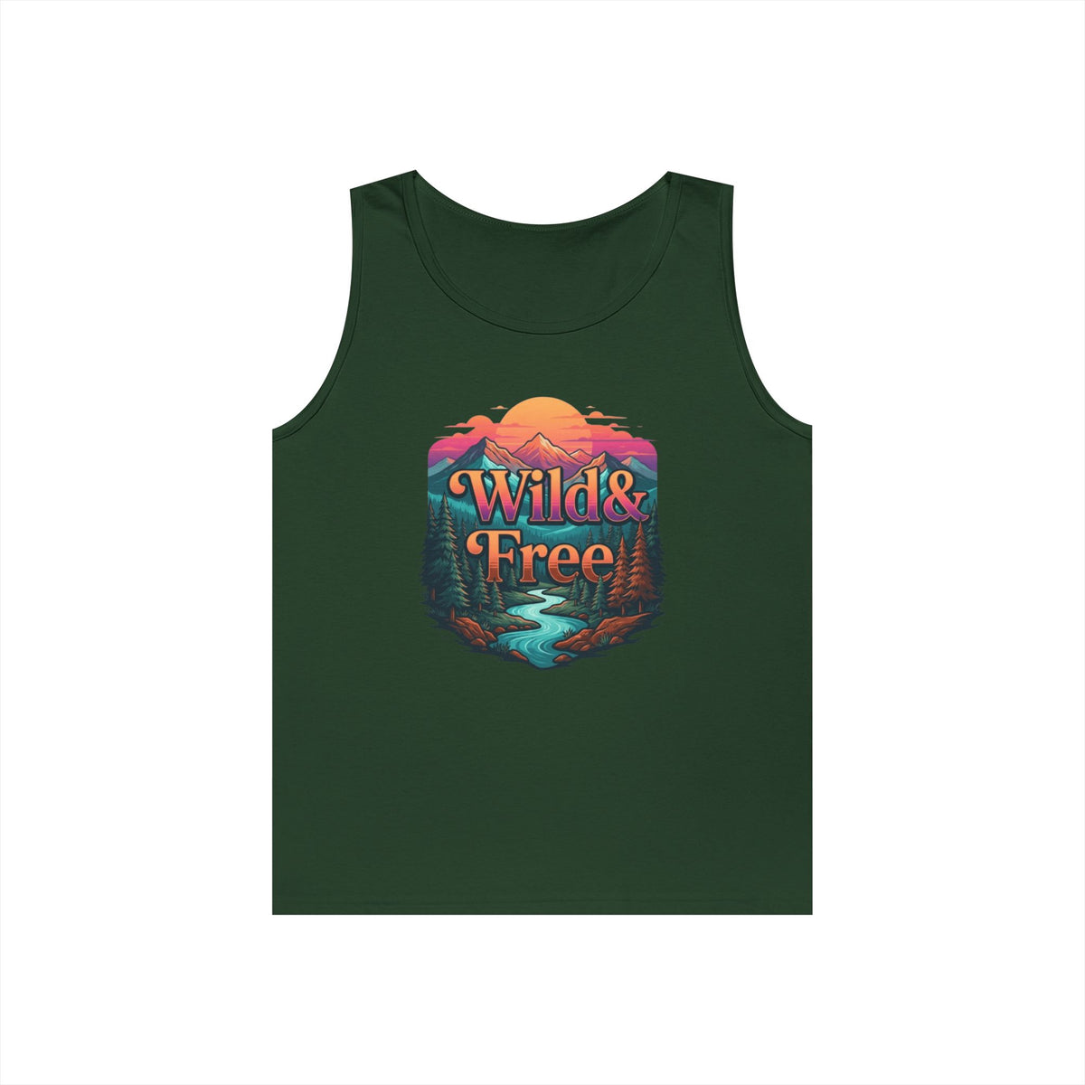 Color: Forest Green | Wild & Free Tank Top