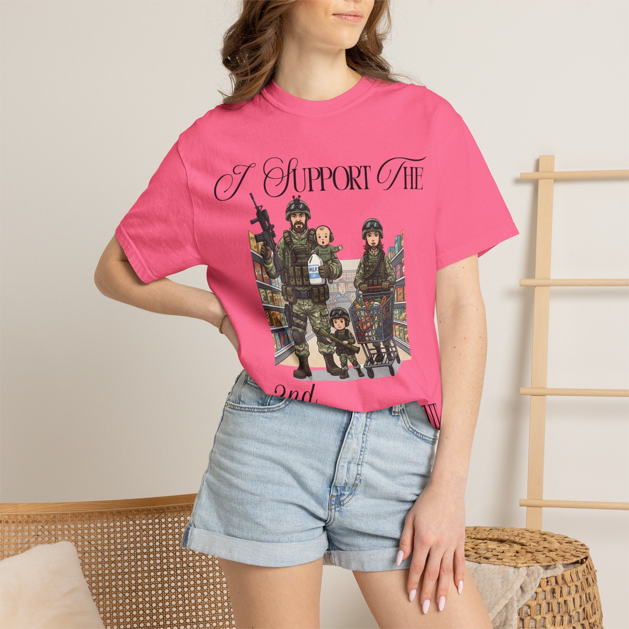 "actical Grocery Run" Unisex Garment-Dyed T-shirt
