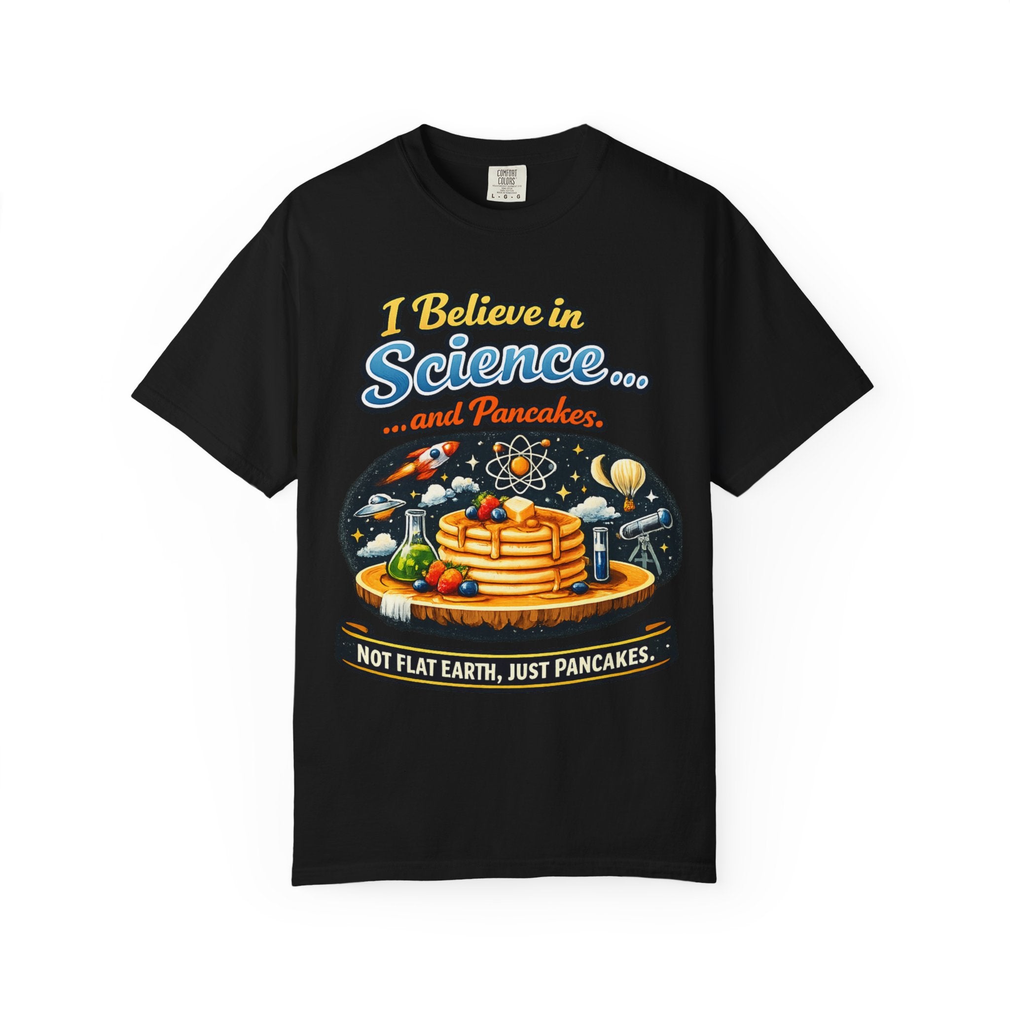 Science & Pancakes: My Two Moods | Garment-Dyed Tee — AttitudeShirts