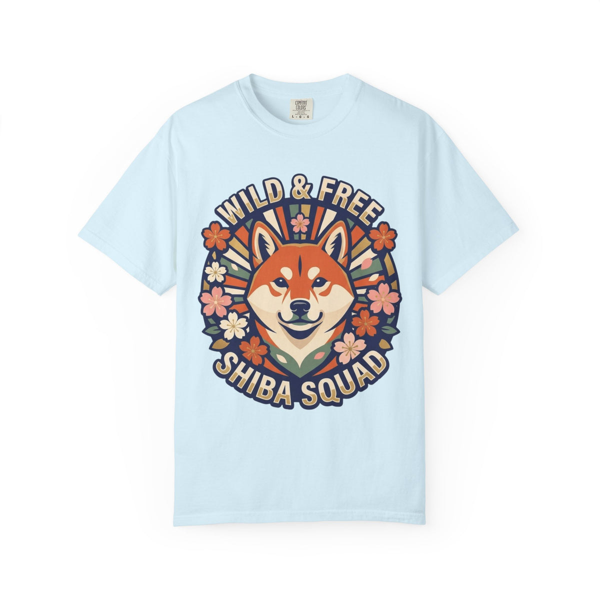 "Shiba Squad" Unisex Garment-Dyed Tee