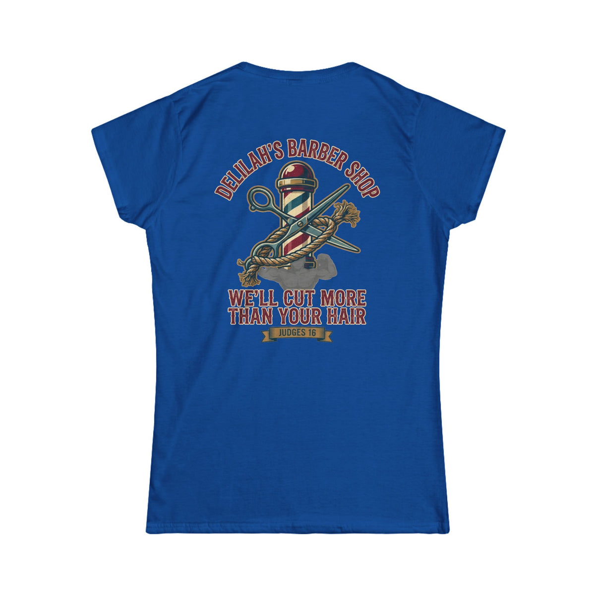"Good Book Series Delilah's Barber Shop" Women's Tee