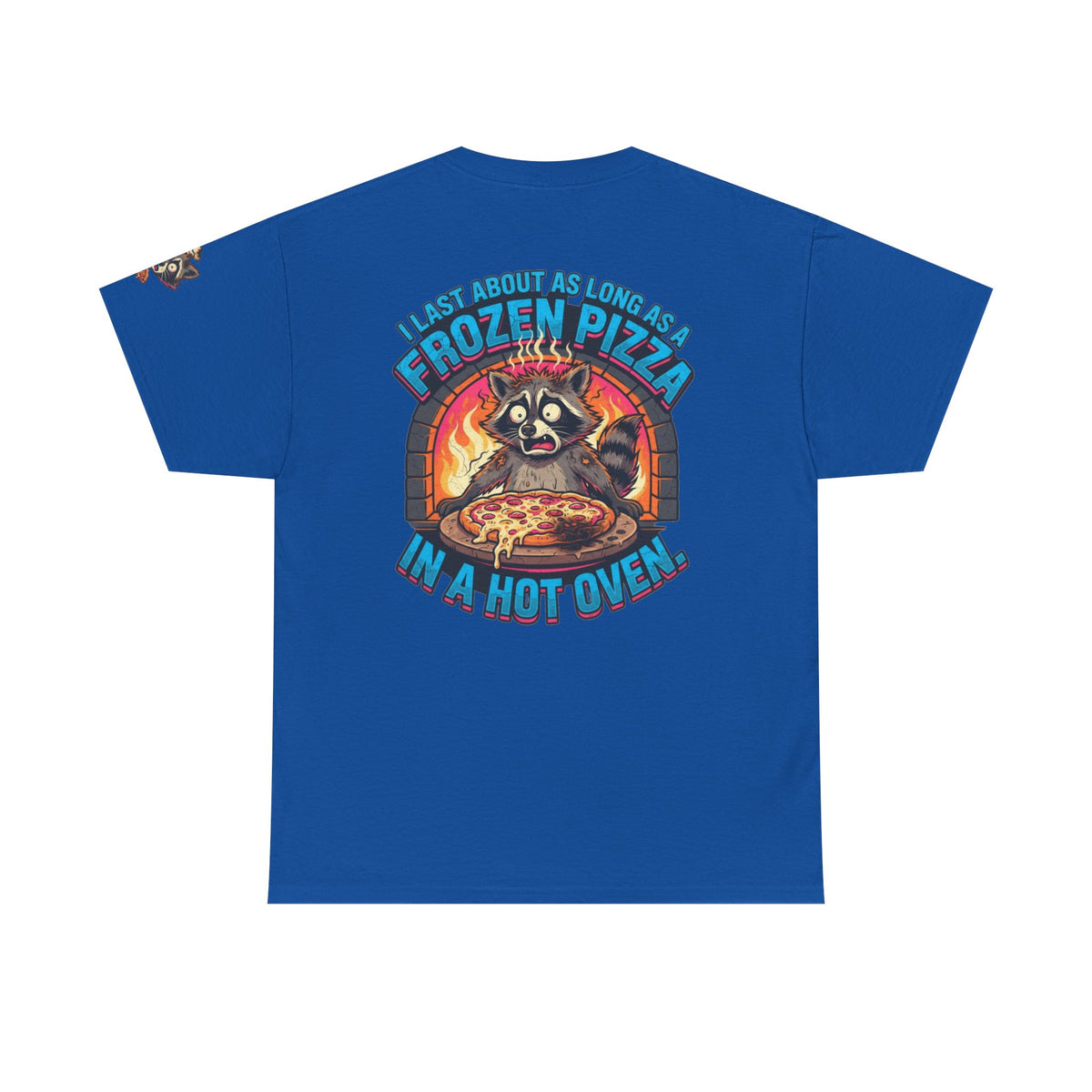 Color: Royal | Frozen Pizza in a Hot Oven Premium Graphic Tee