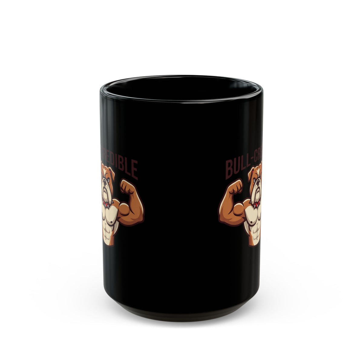 "Bull Credible" Black Ceramic Mug