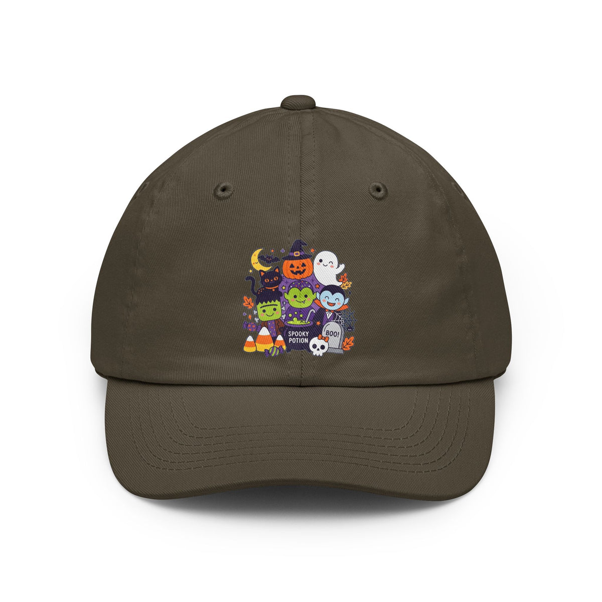 Color: Olive | Spooky Potion Dad Hat