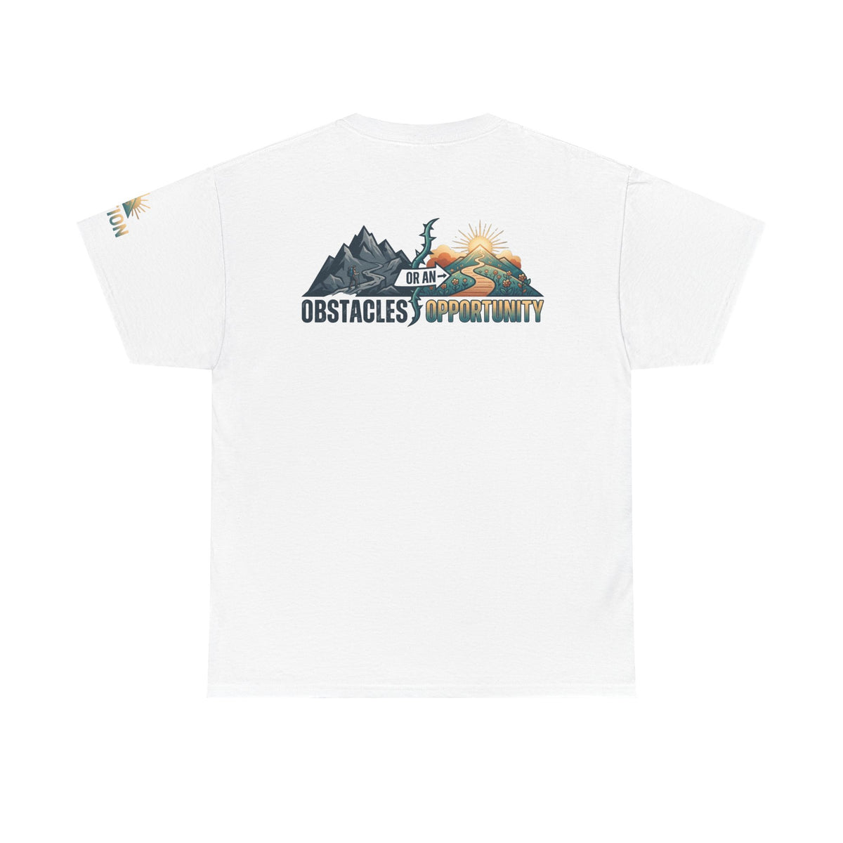 Color: White | Obstacle Or An Opportunity Premium Graphic Tee
