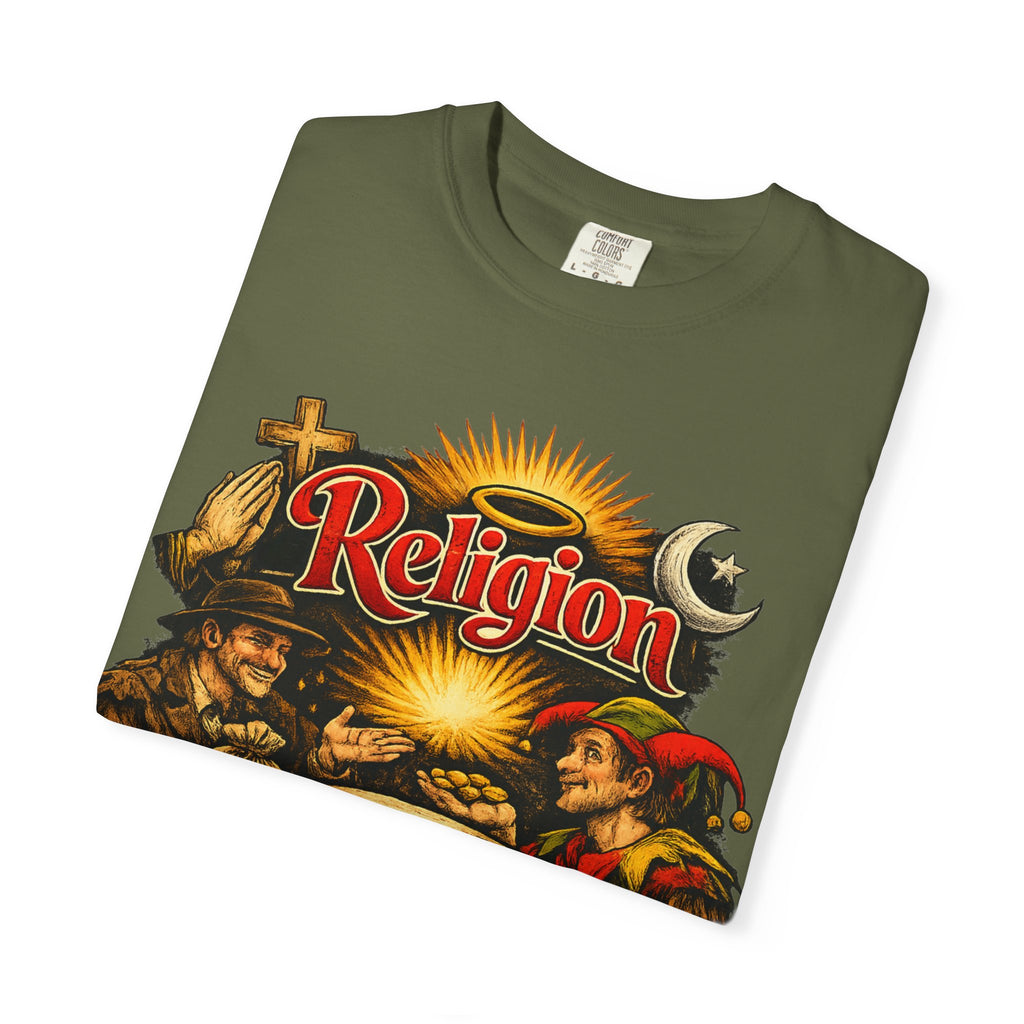 "The Original Transaction" Unisex Garment-Dyed T-shirt