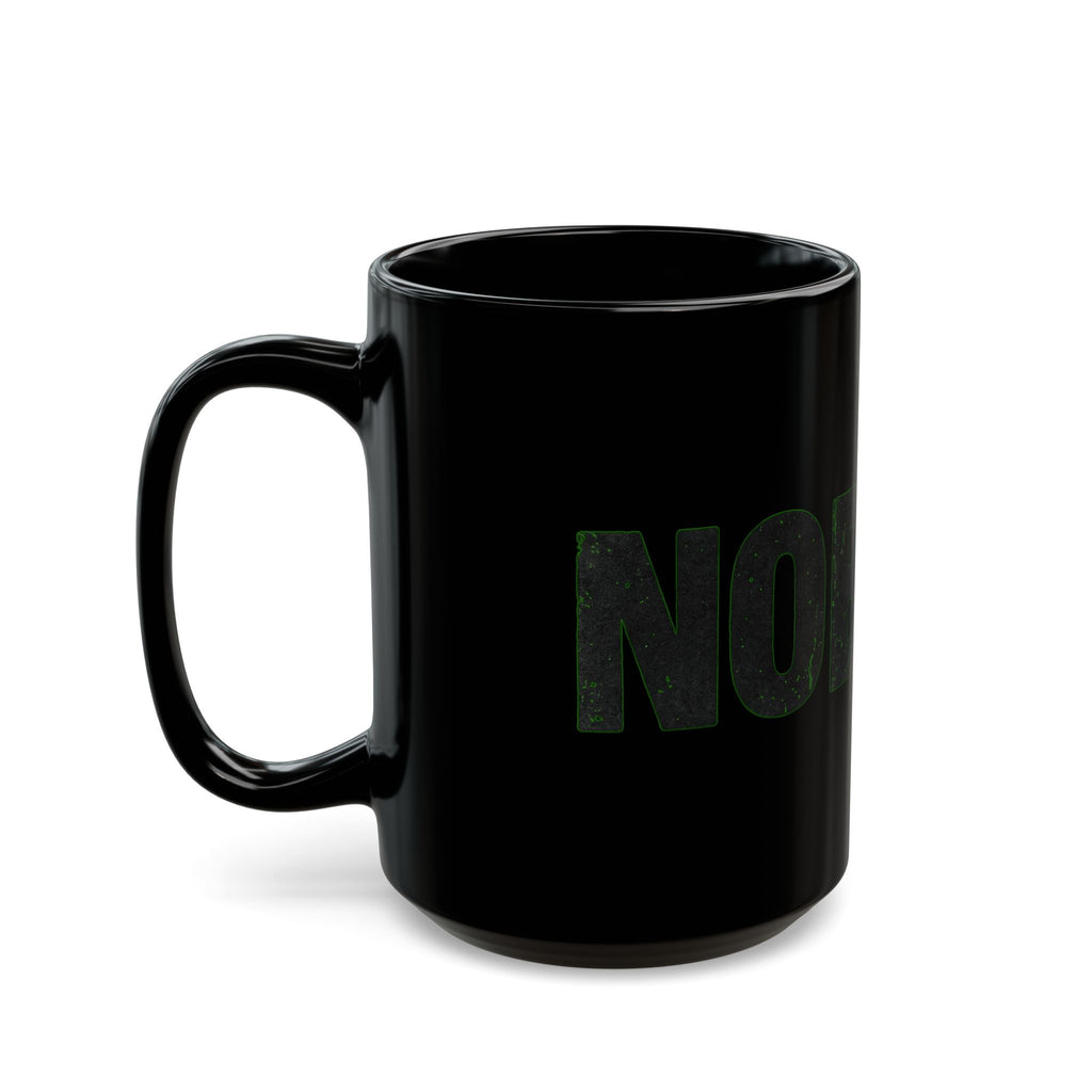 "Nobody Can Beat You At Being You" Black Ceramic Mug — Graphic