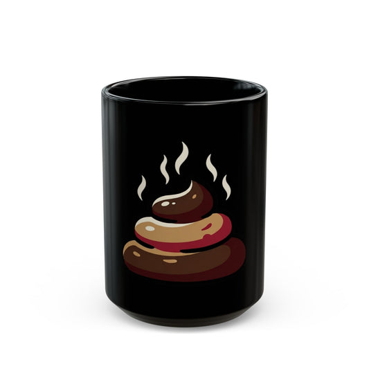 "This is Dogshit" Black Ceramic Mug — Graphic