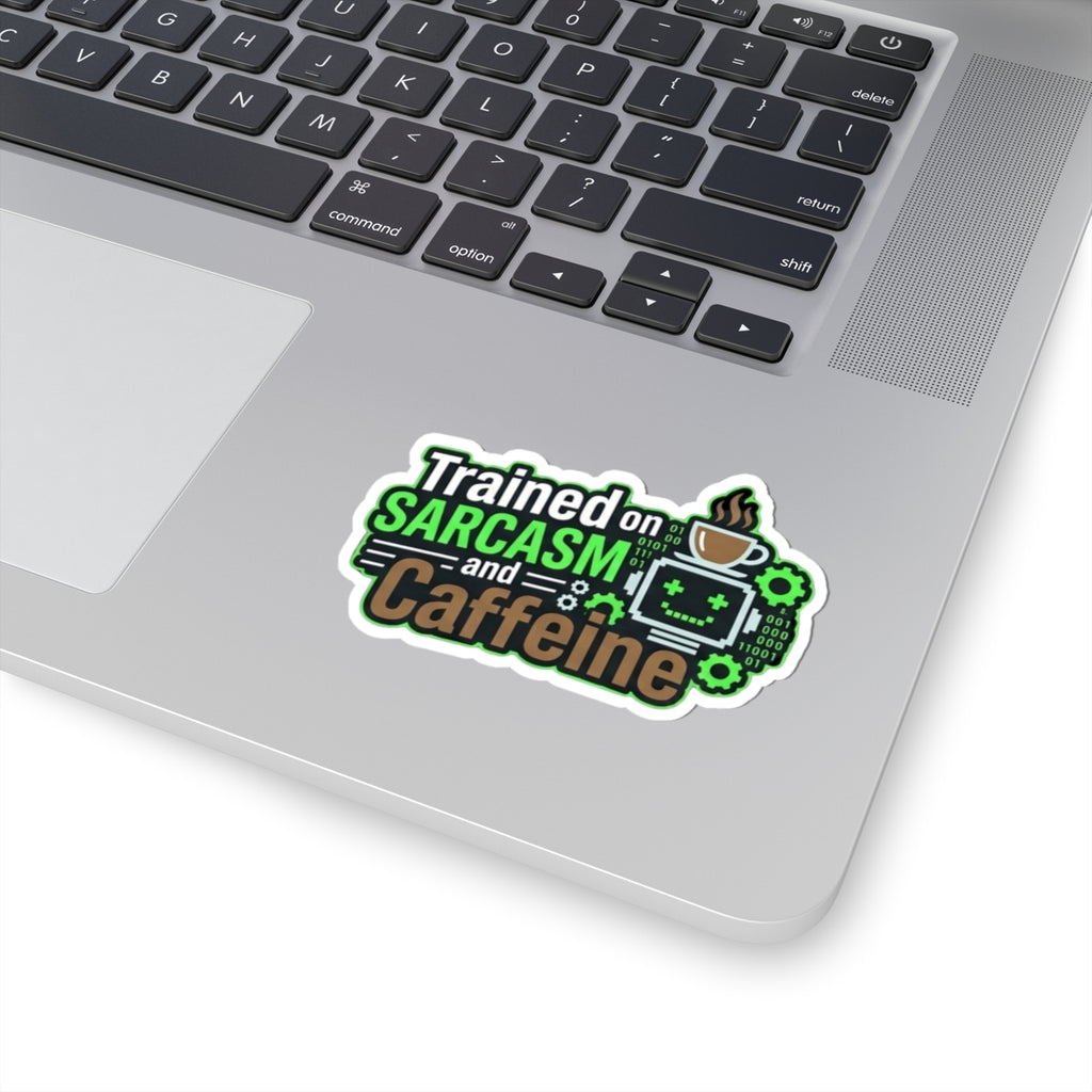"Trained on Sarcasm" Sticker — Main