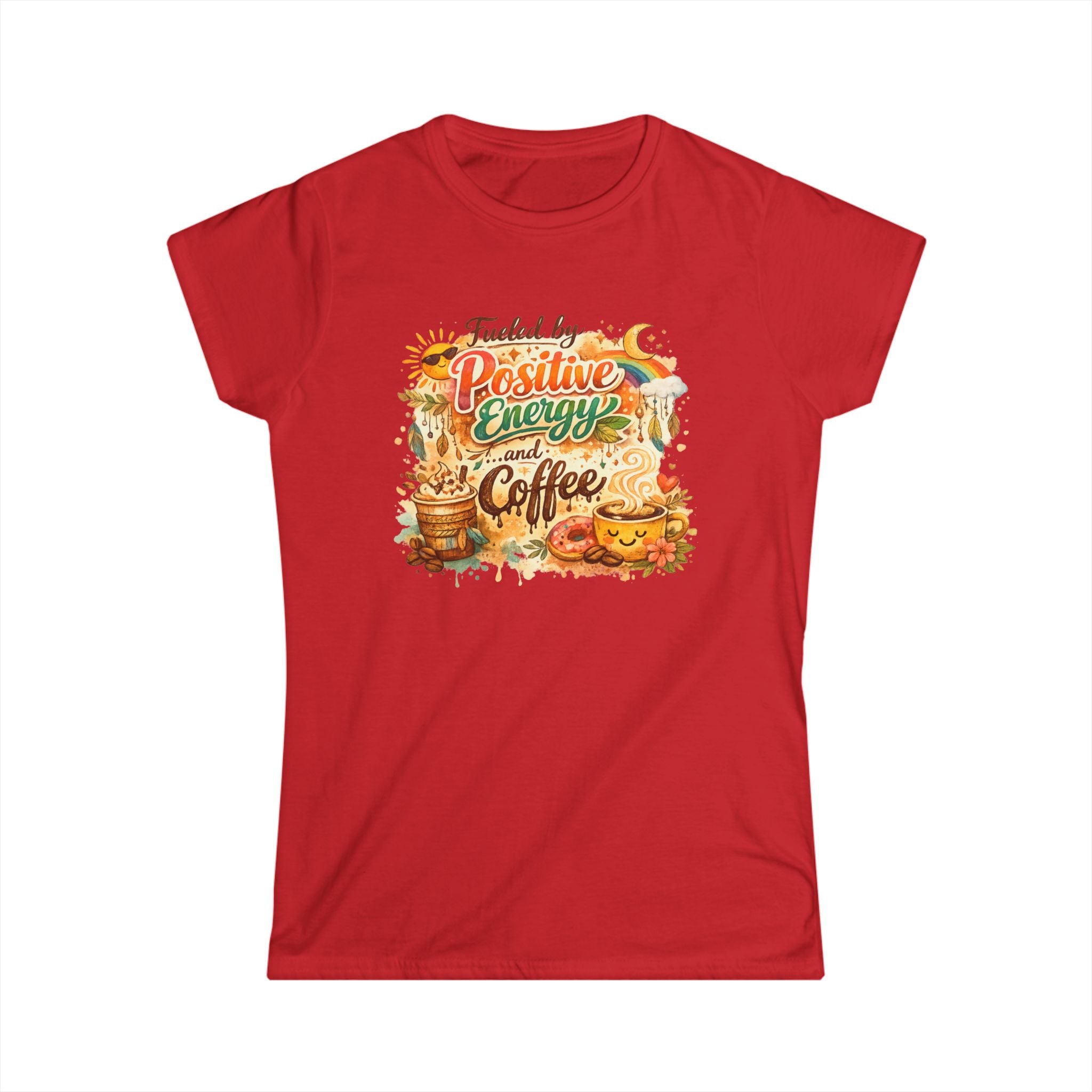 Positive Energy (It's Just Coffee) | Women's Tee — AttitudeShirts