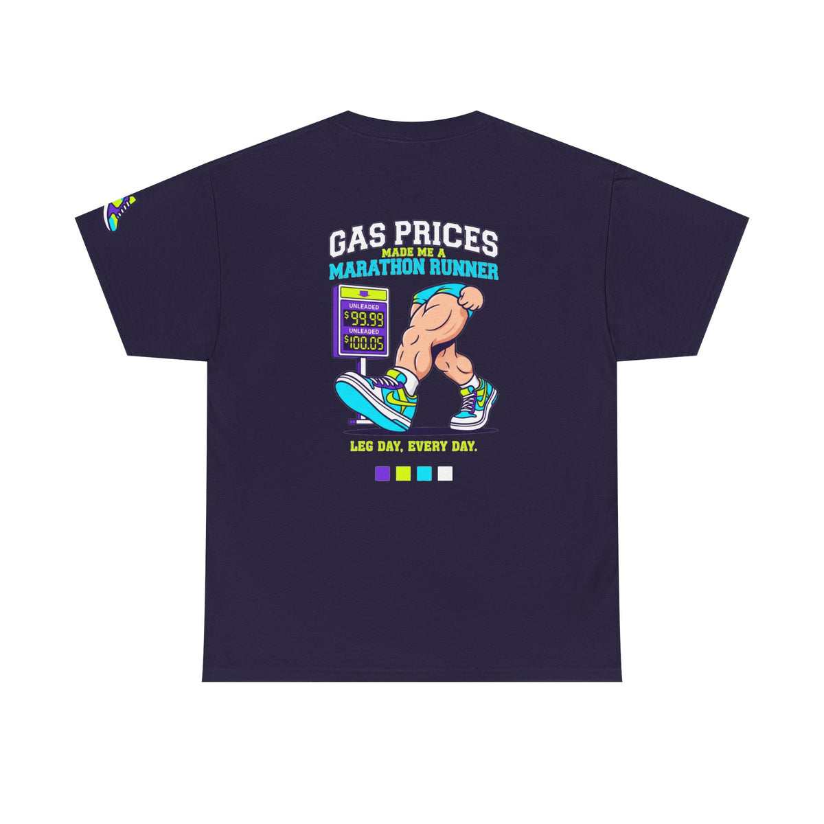 Color: Blackberry | Gas Prices Made Me a Marathon Runner Premium Graphic Tee