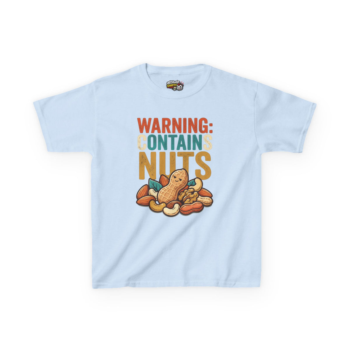 "Warning Contains Nuts" Kids Tee