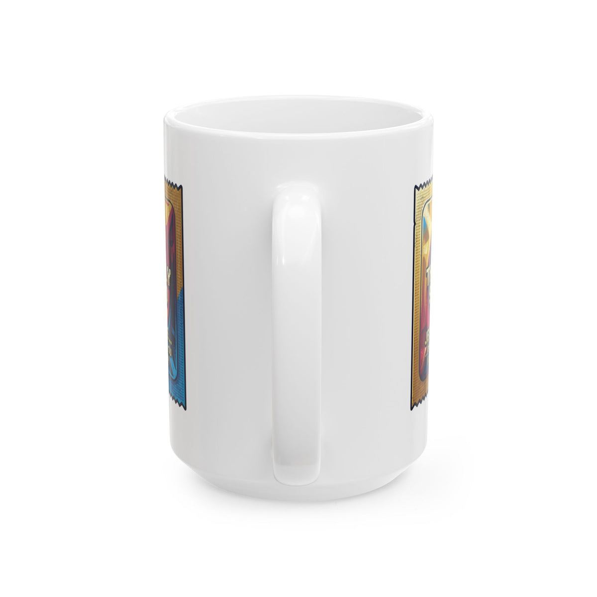 "Good Book Series The Holy Shield" White Ceramic Mug