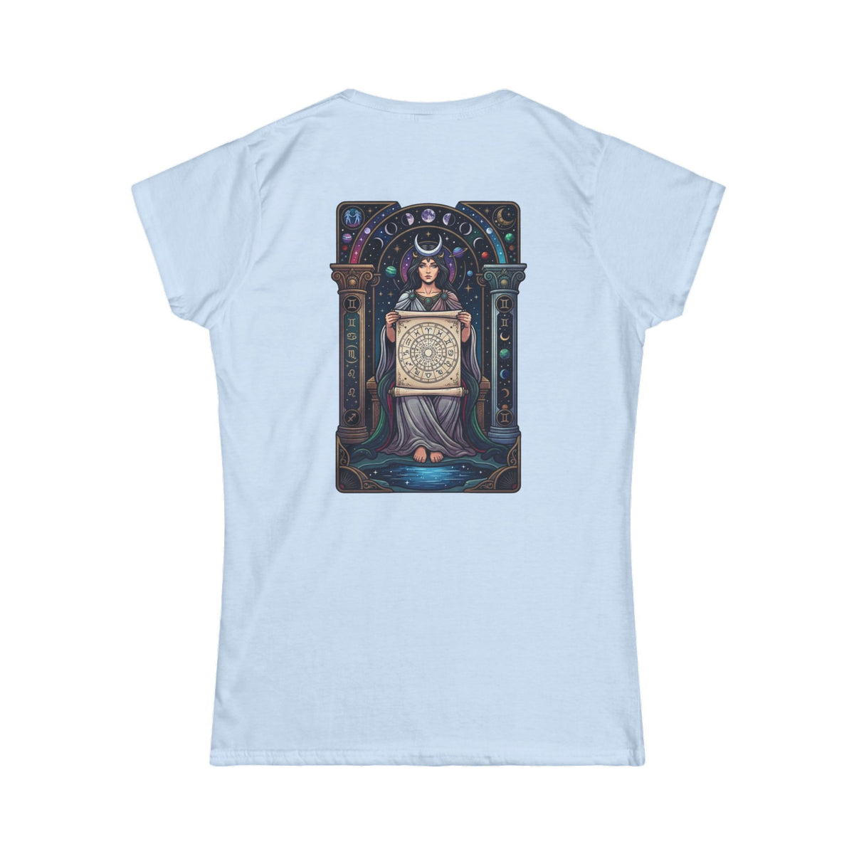 "The Cosmic Tarot (High Priestess)" Women's Tee