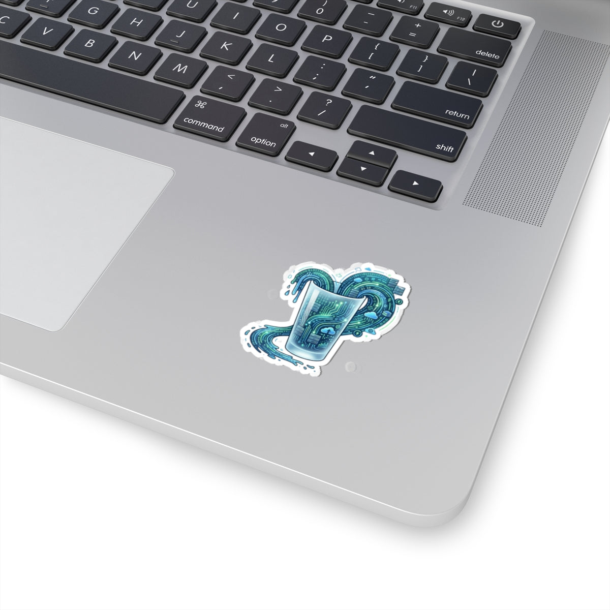 "Glass of Data" Sticker — Main
