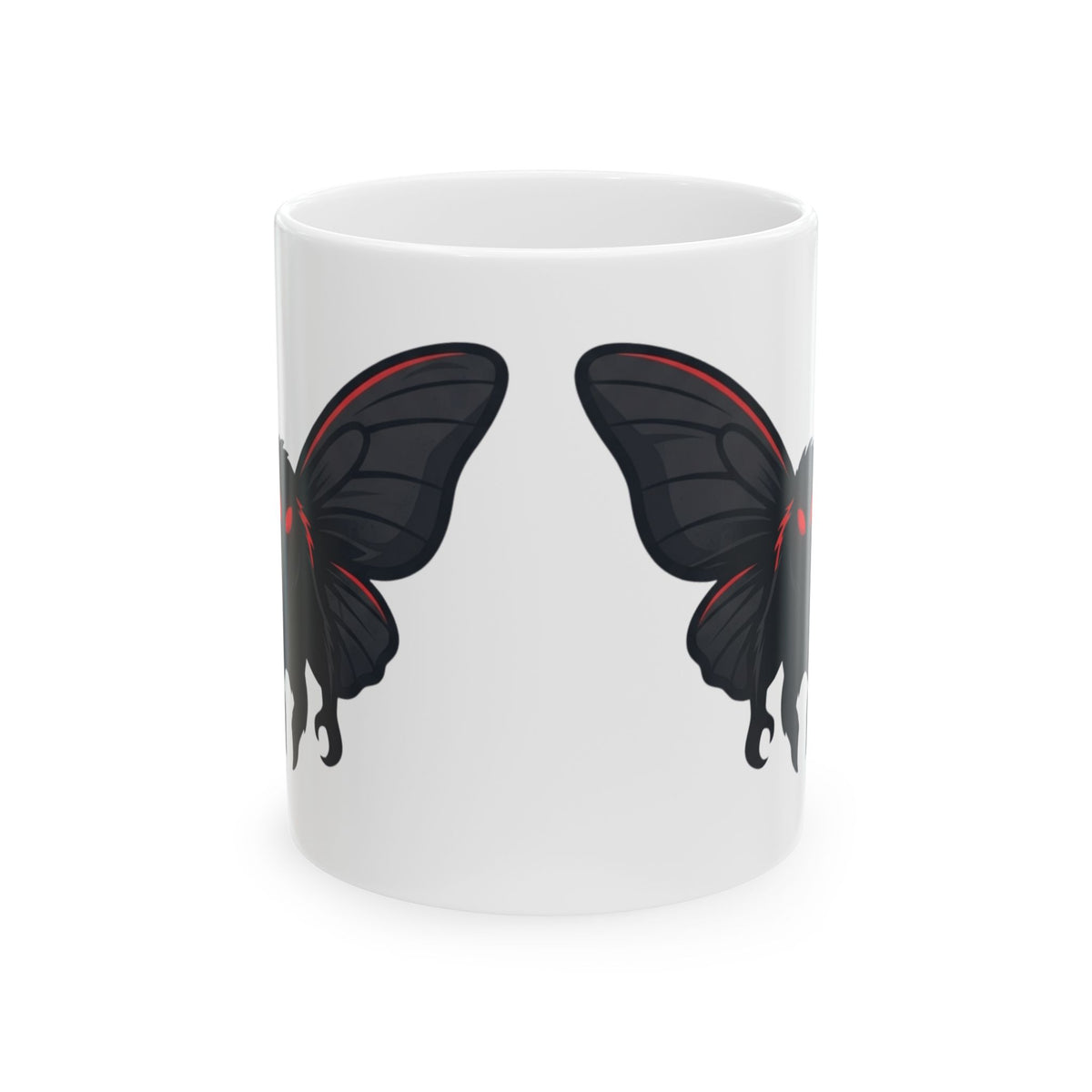 "Mothman (West Virginia, USA)" White Ceramic Mug — Graphic