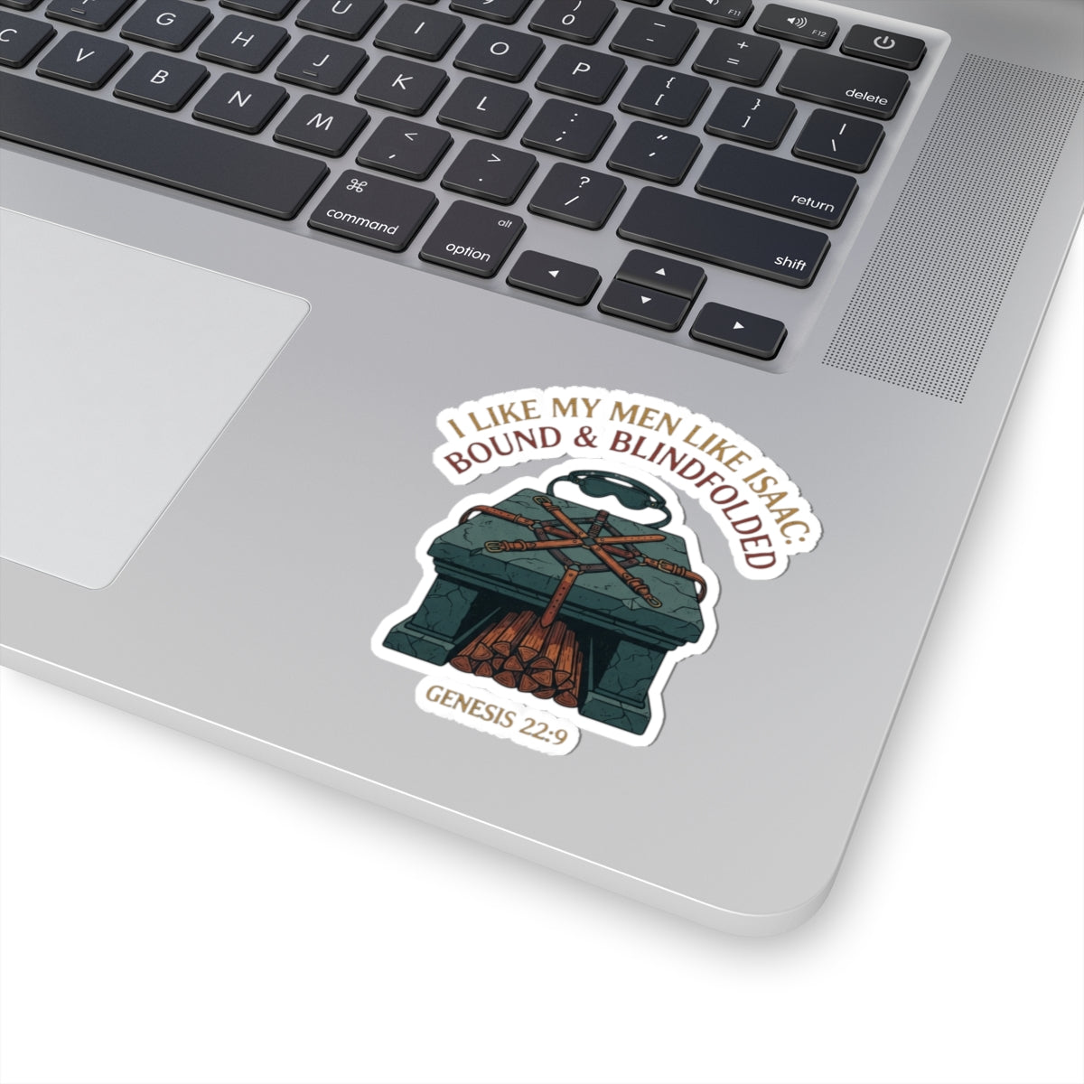 "Good Book Series Bound & Blindfolded" Sticker — Main