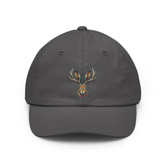 Color: Charcoal | Jackalope (American Folklore) Dad Hat — -C
