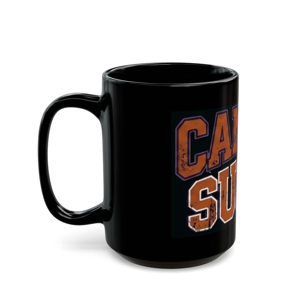 "Cancer Sucks" Black Ceramic Mug